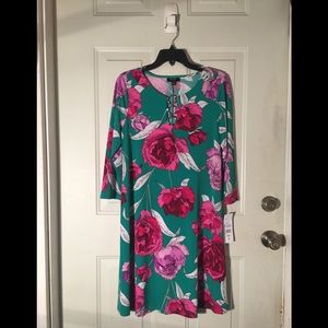 MSK 3/4 Sleeve Dress